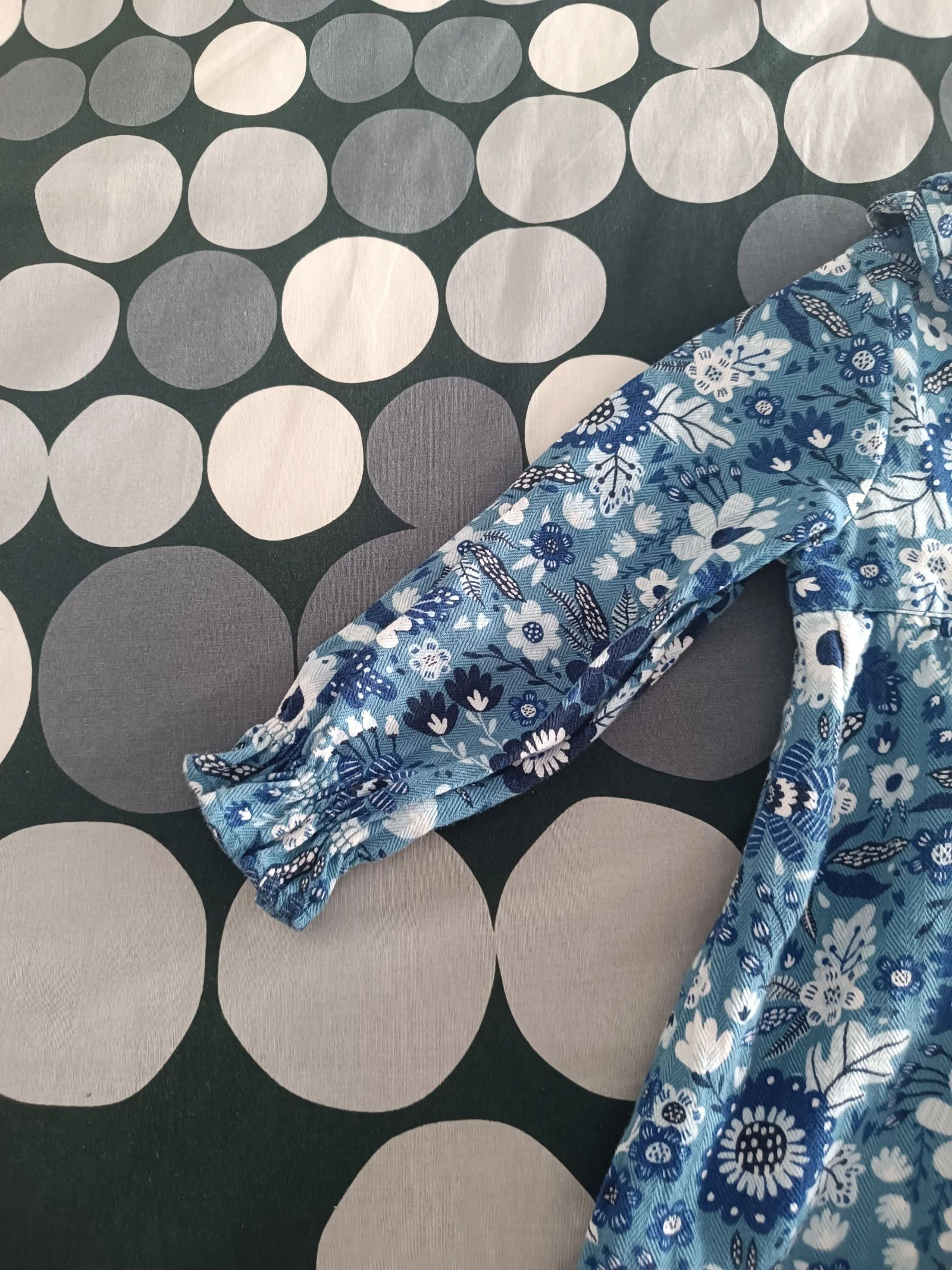 Vestido floral azul y blanco de Zippy 18-24 meses – photo 6